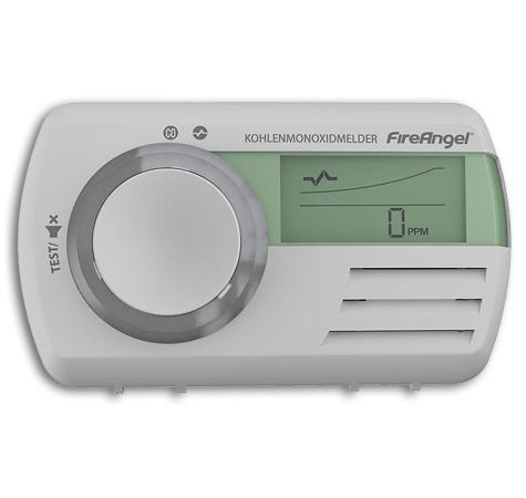 CO-Melder und Kohlenmonoxidmelder Test Fire Angel CO-9 D