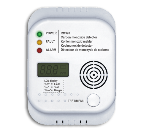 CO-Melder und Kohlenmonoxidmelder Test Smartwares RM370
