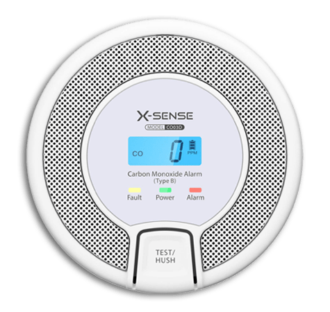 CO-Melder und Kohlenmonoxidmelder Test X-Sense CO03D